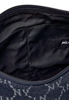 Dia Monogram Denim JQD Hobo Bag NY Yankees Indigo