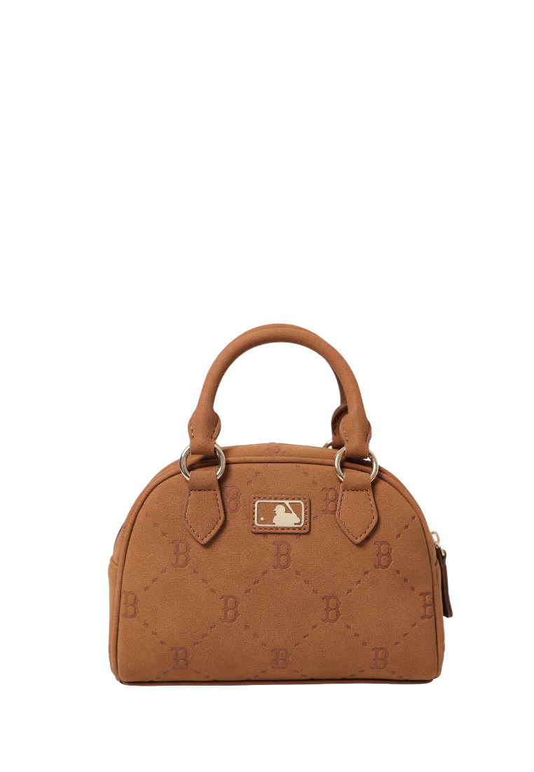 Diamond Monogram Crossbody Bag Boston Red Sox Brown