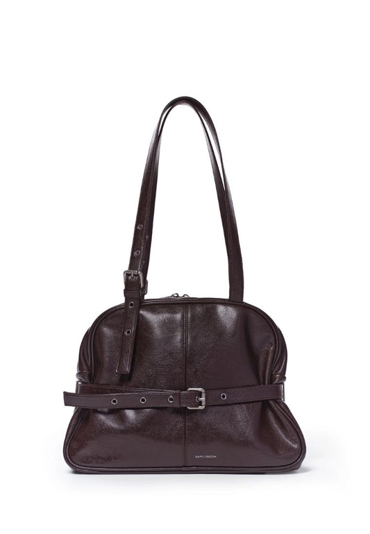 Dome Belt Bag Goat Chocolate