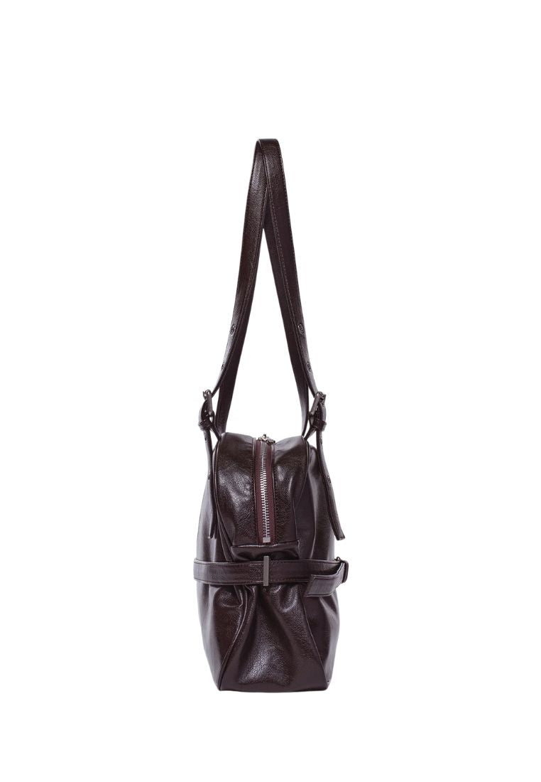 Dome Belt Bag Goat Chocolate