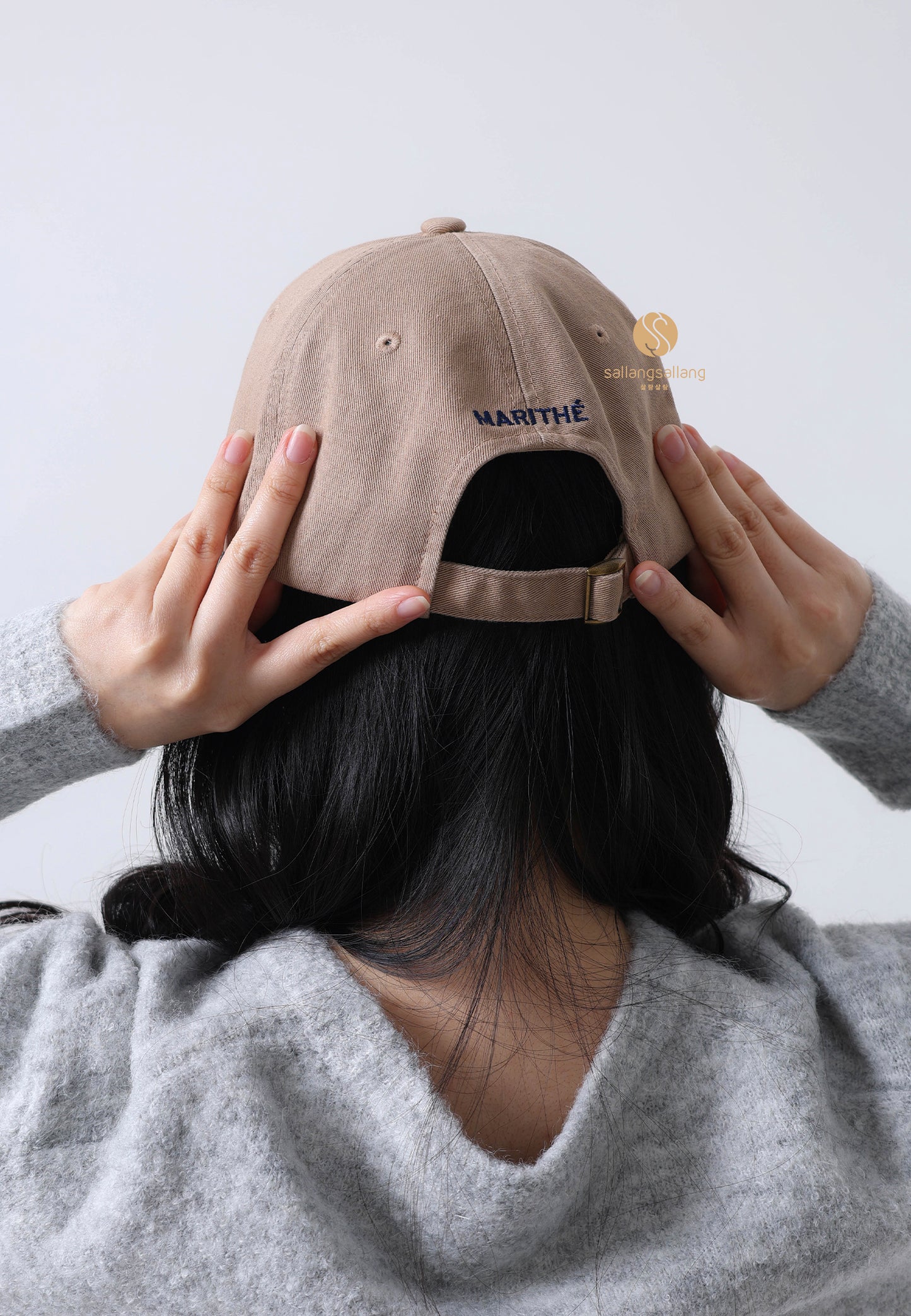 DOODLE BEAR CAP dark beige