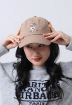 DOODLE BEAR CAP dark beige