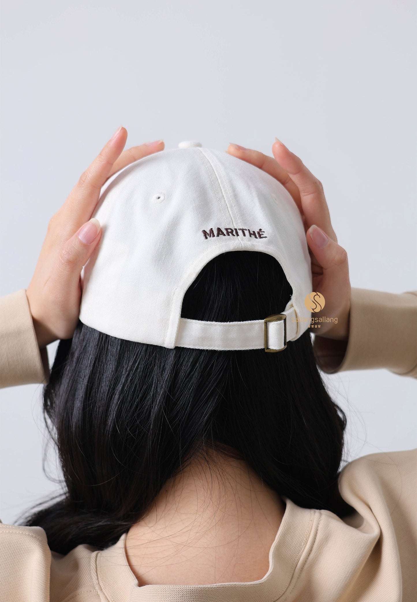 DOODLE BEAR CAP ivory