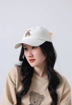 DOODLE BEAR CAP ivory