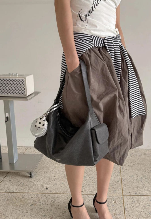 Double Pocket Stone Black