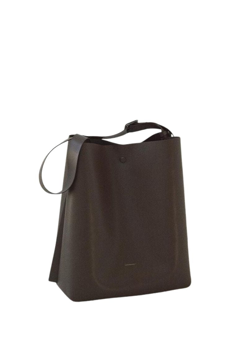 R.ARC Bucket Bag L Dark Brown