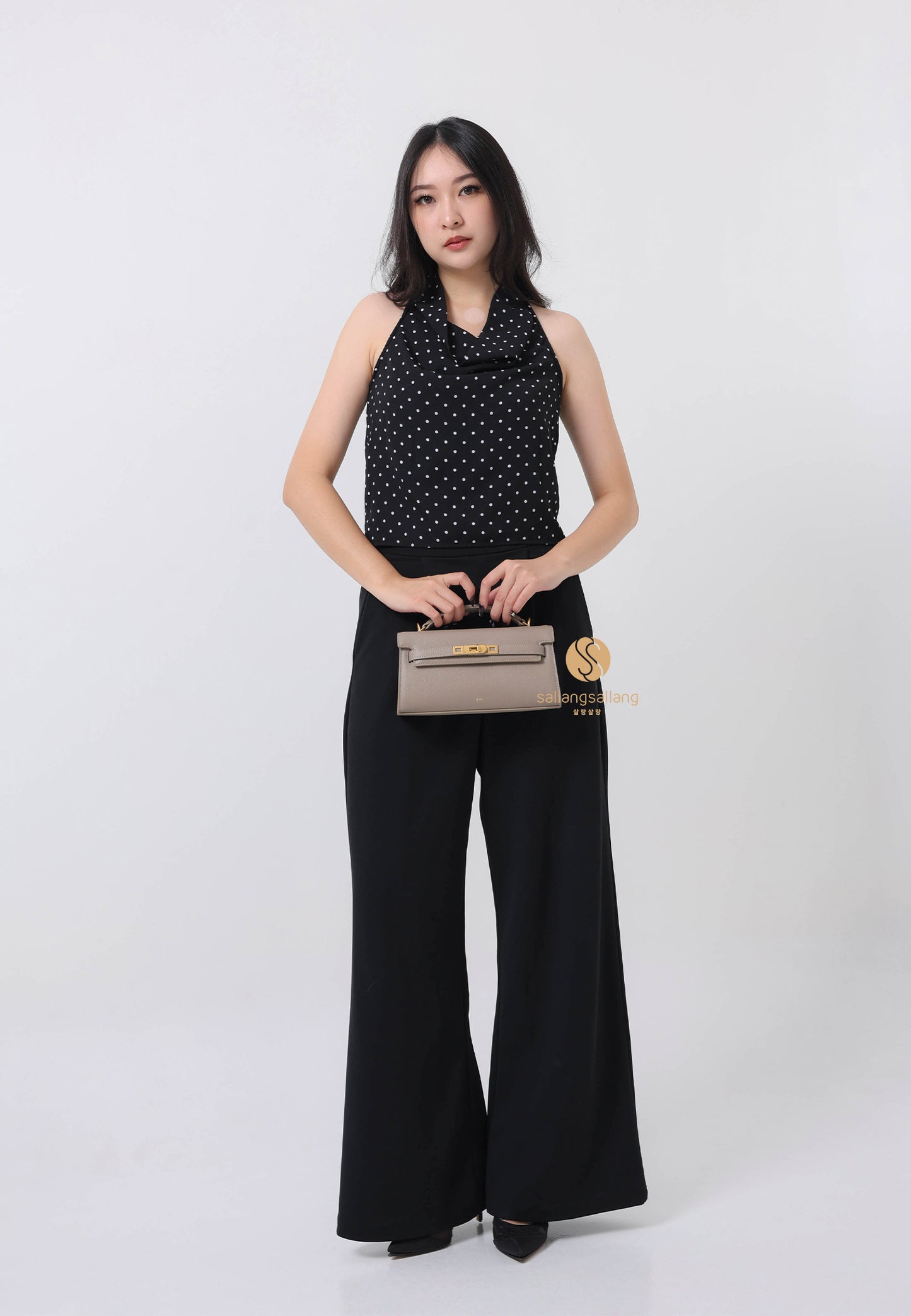 Noor Top Handle Bag - Elephant Gray