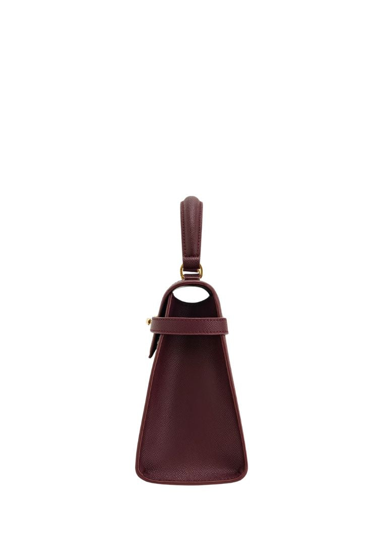 Elise Large Top Handle Bag - Claret