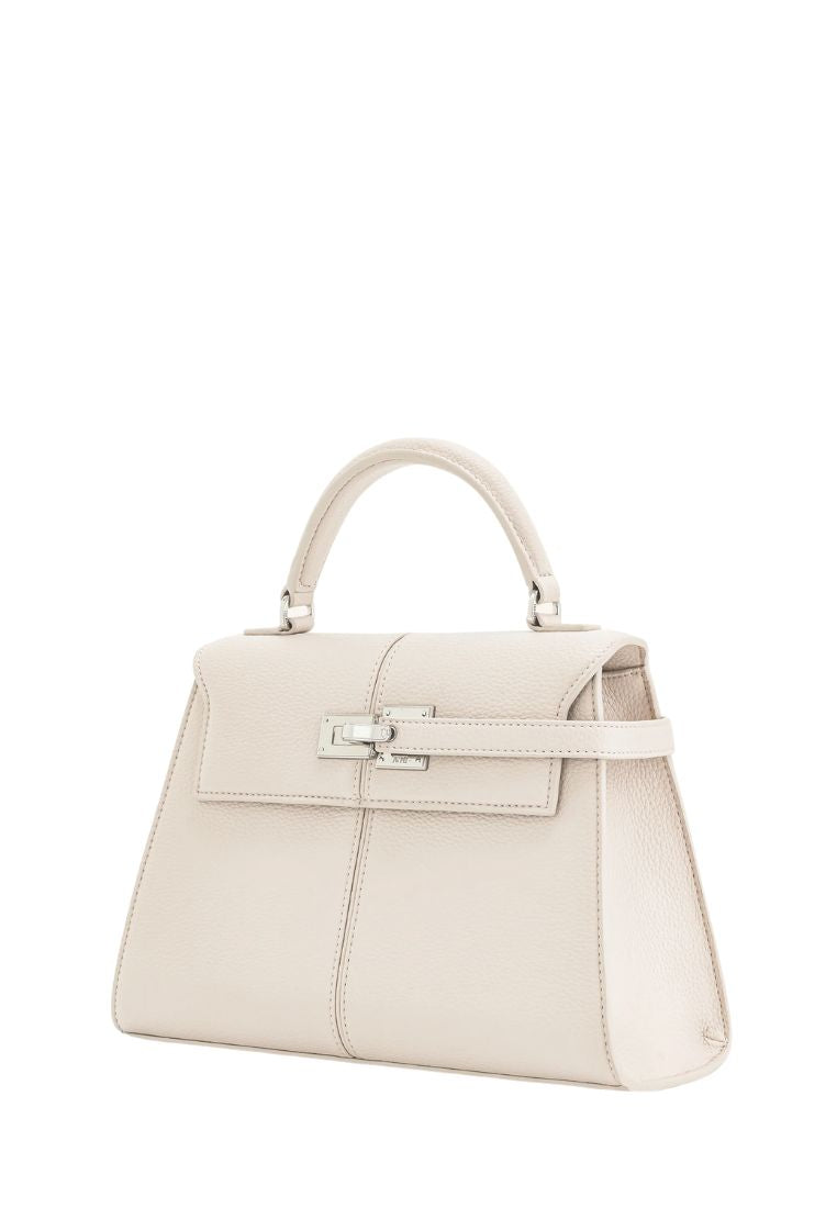 Elise Large Top Handle Bag - White