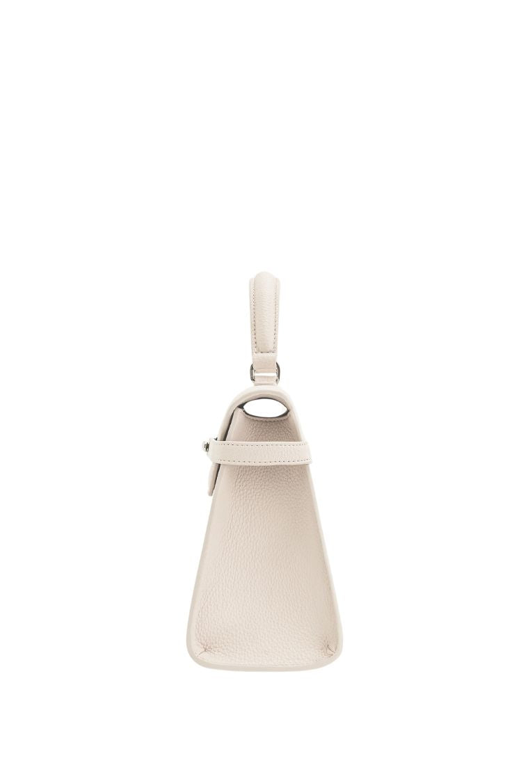 Elise Large Top Handle Bag - White