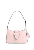 Eliza Shoulder Bag With Zipper Closure Silver Blush