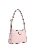 Eliza Shoulder Bag With Zipper Closure Silver Blush