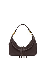 Selia Soft-Grain Crossbody Bag - Dark Brown