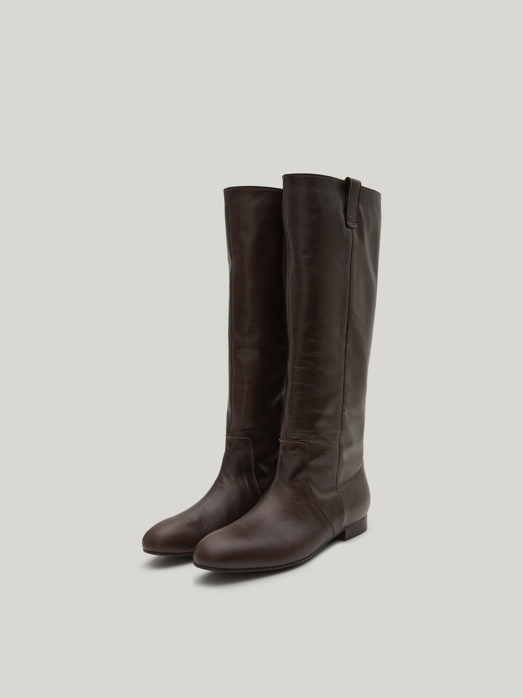FLOT LEATHER BOOTS organ brown