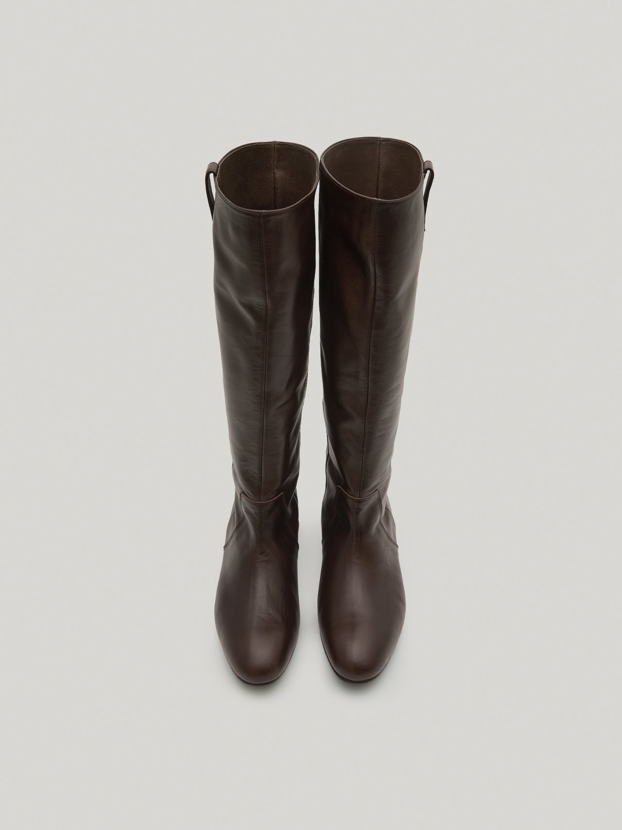 FLOT LEATHER BOOTS organ brown