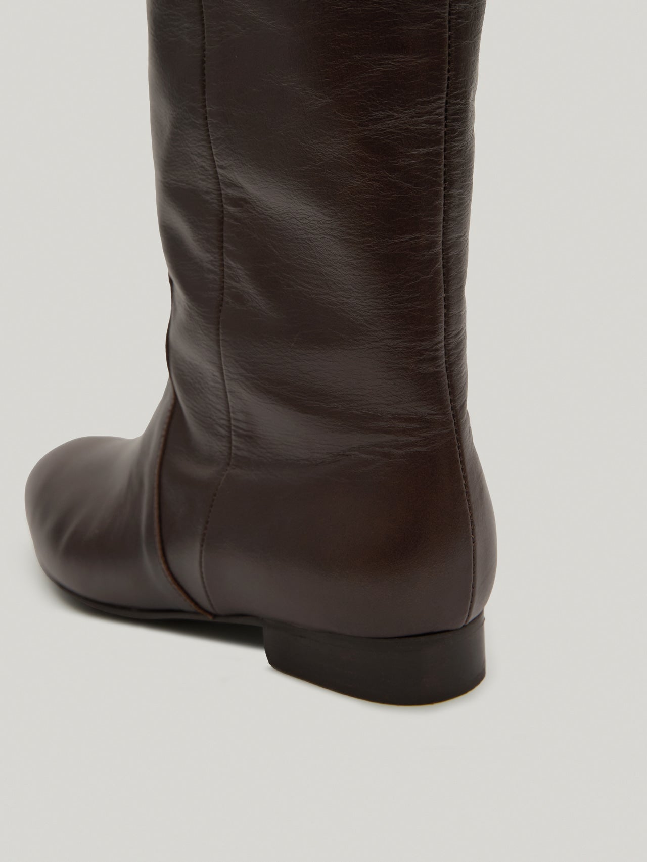 FLOT LEATHER BOOTS organ brown