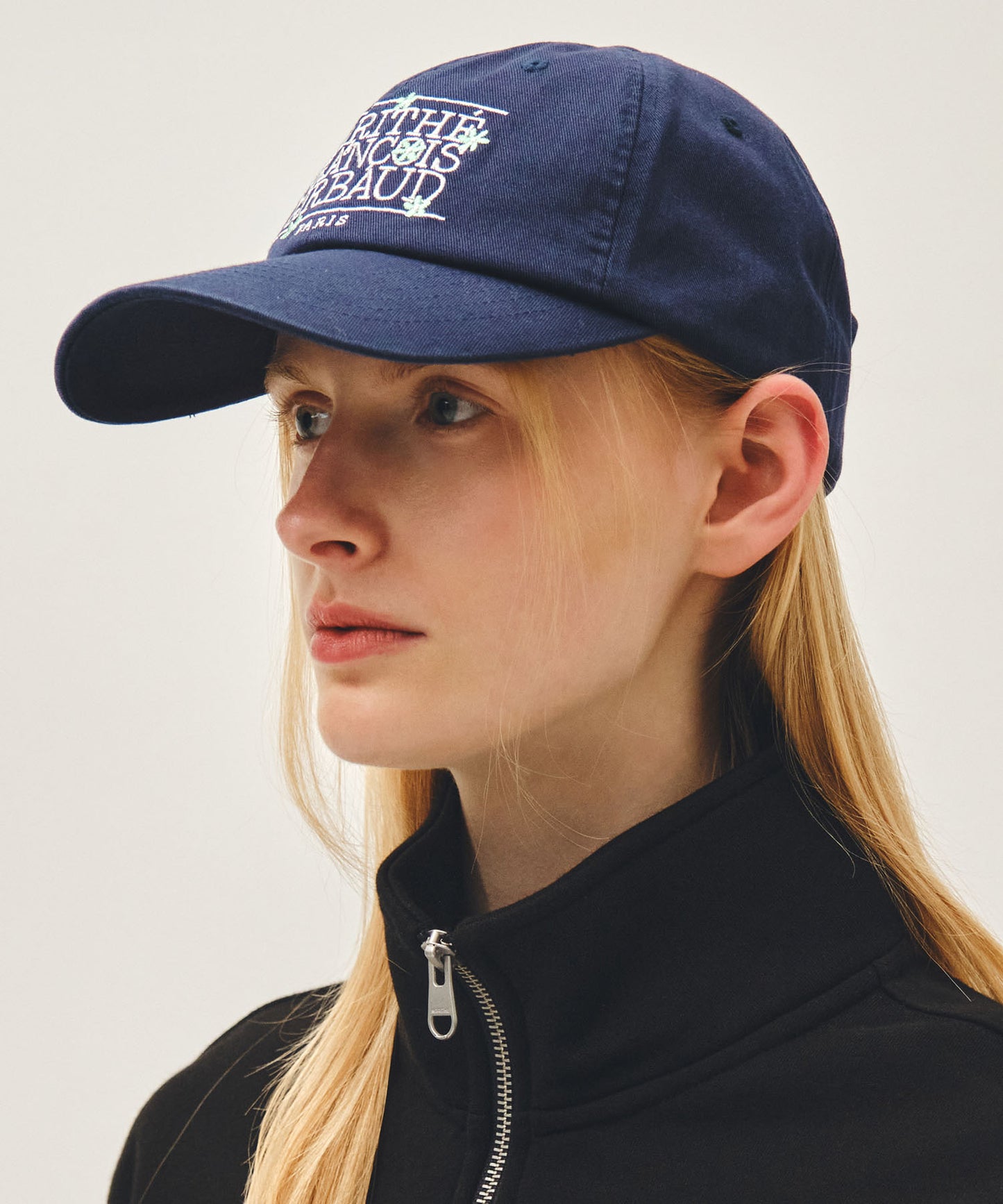 FLOWER CLASSIC LOGO CAP navy