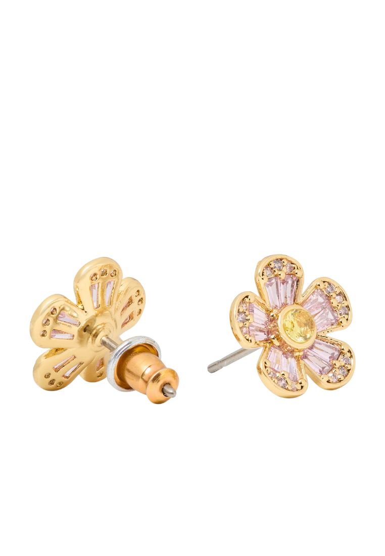 Fleurette Studs Pink Multi