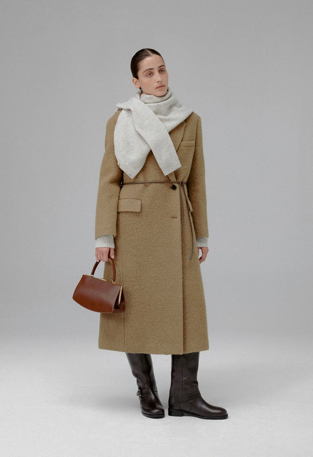 LUNE FORME TOTE BAG oak brown