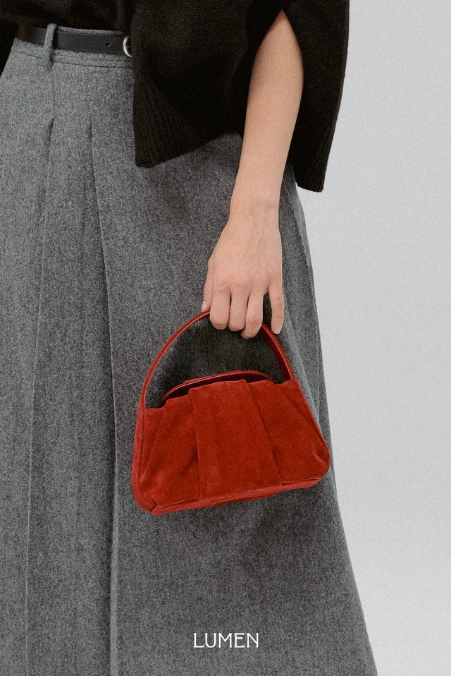 FANTINE BAG suede red