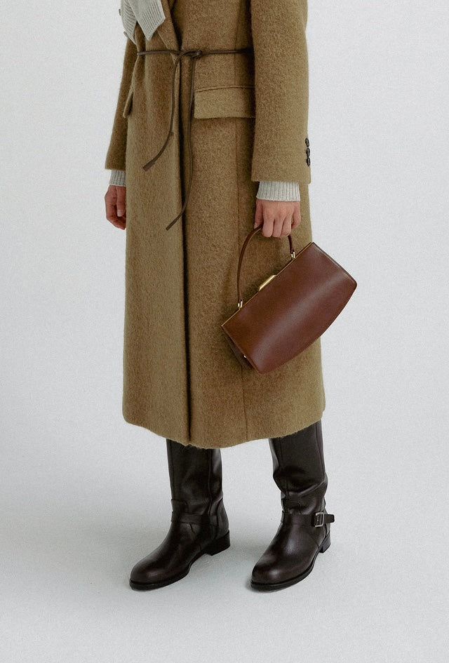 LUNE FORME TOTE BAG oak brown