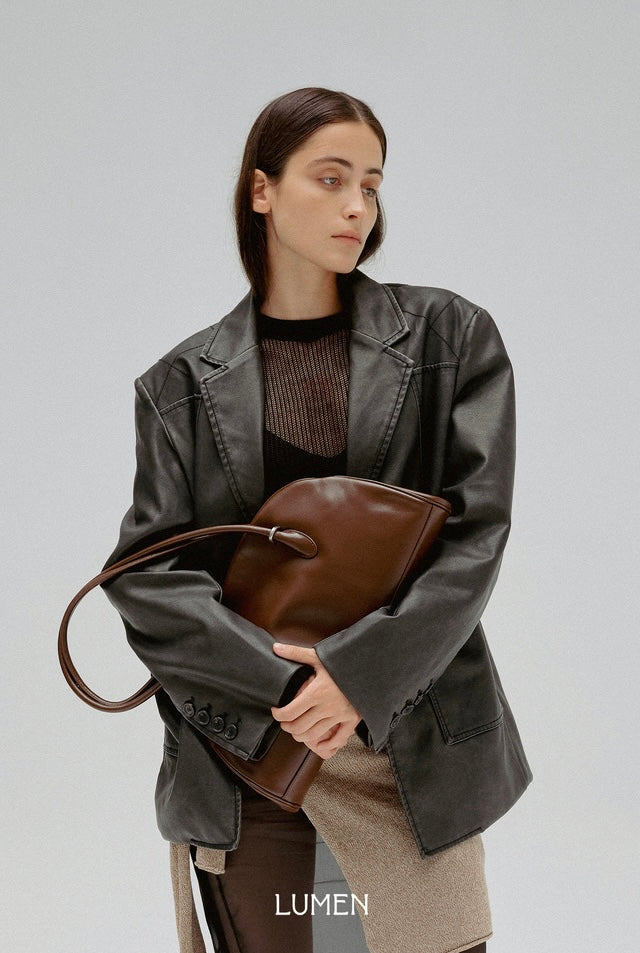ANNEAU FRAME BAG oak brown
