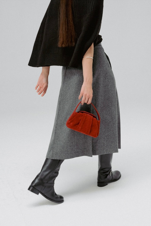 FANTINE BAG suede red
