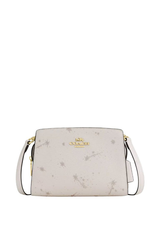 Gia Crossbody Bag With Star Print Gold Chalk Multi