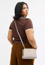 Gia Crossbody Bag With Star Print Gold Chalk Multi