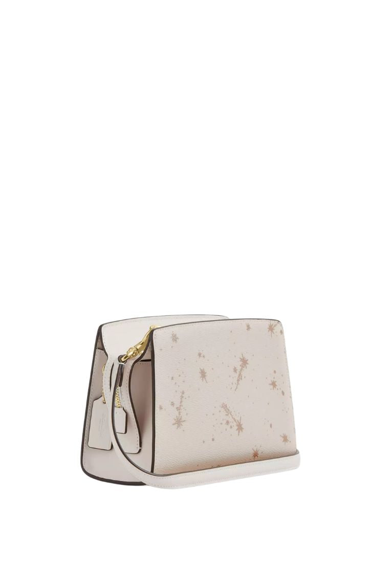 Gia Crossbody Bag With Star Print Gold Chalk Multi