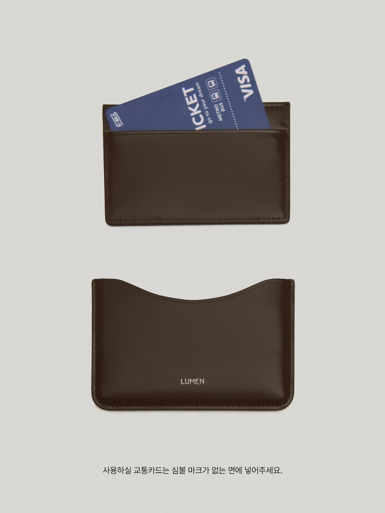 HOLDER CARD CASE matt brown