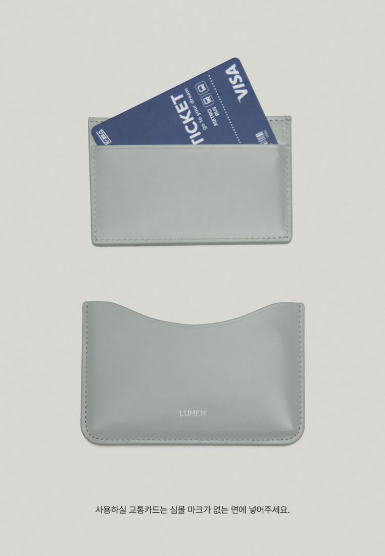 HOLDER CARD CASE misty blue
