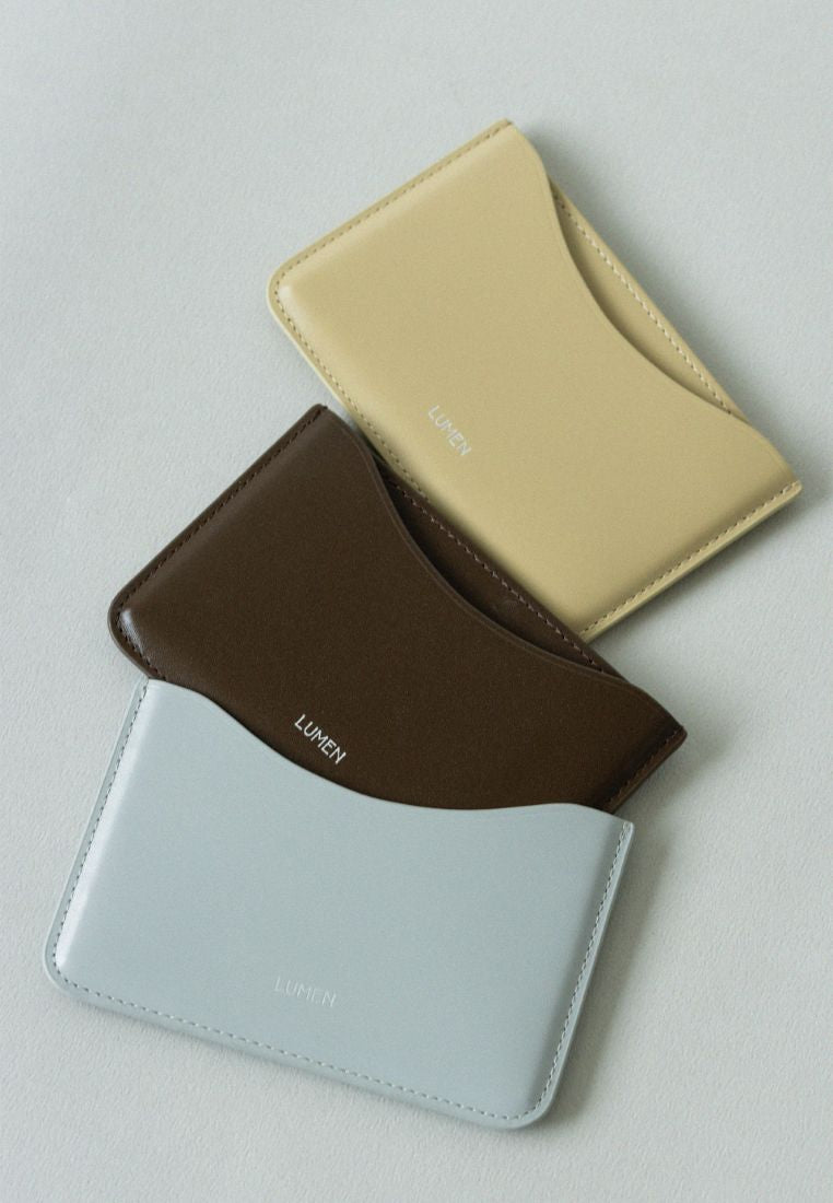 HOLDER CARD CASE shell mustard