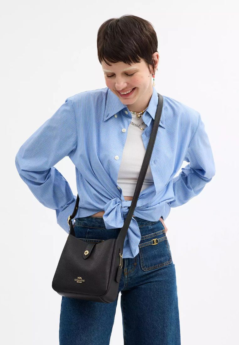 Hadley Mini Crossbody Bag Gold Black