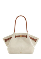 Hana Large Tote Bag - Brown Canvas