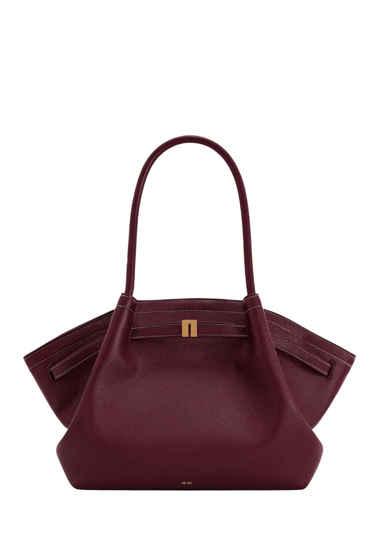 Hana Large Tote Bag - Burgundy