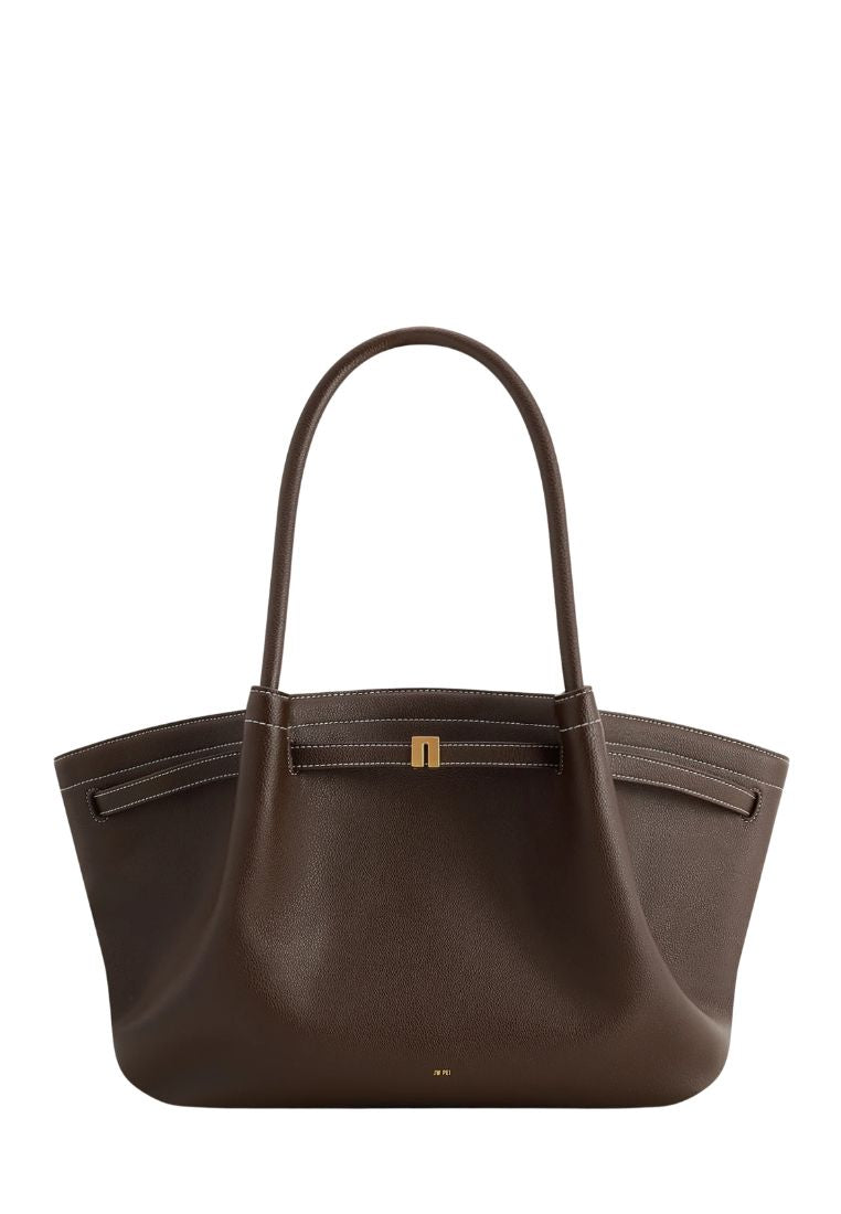 Hana Large Tote Bag - Dark Brown