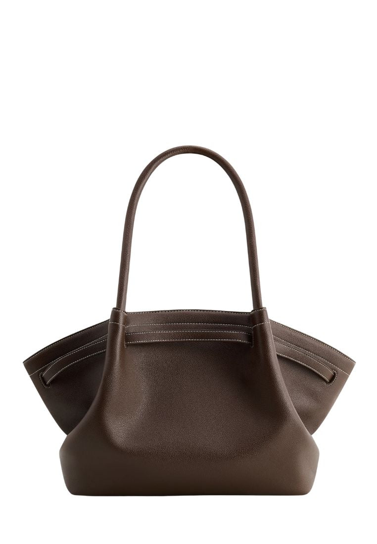 Hana Large Tote Bag - Dark Brown