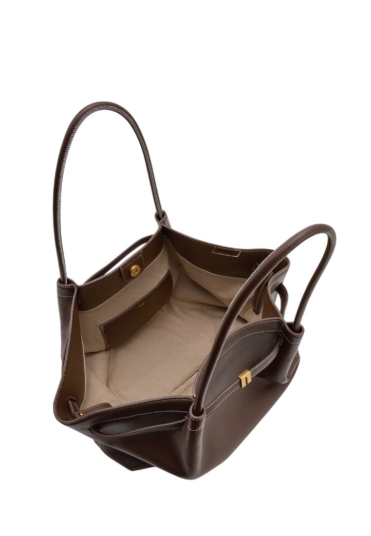Hana Large Tote Bag - Dark Brown