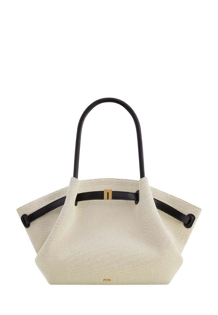 Hana Medium Tote Bag - Black Canvas