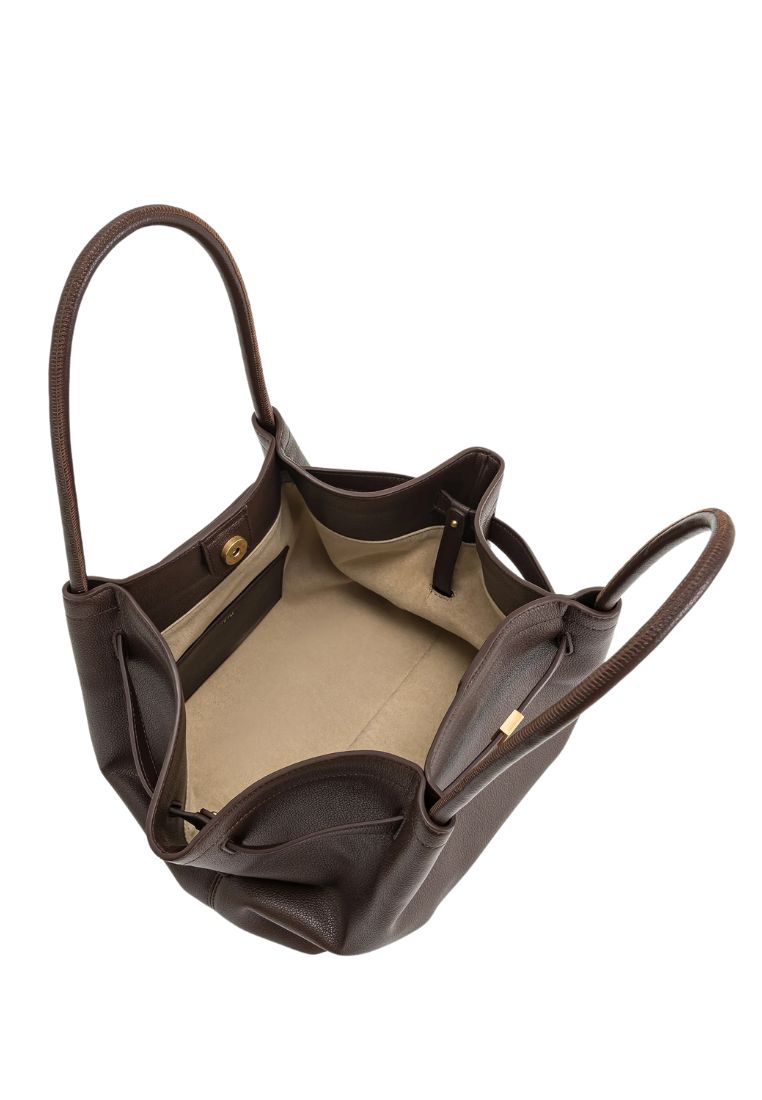 Hana Medium Tote Bag - Dark Brown
