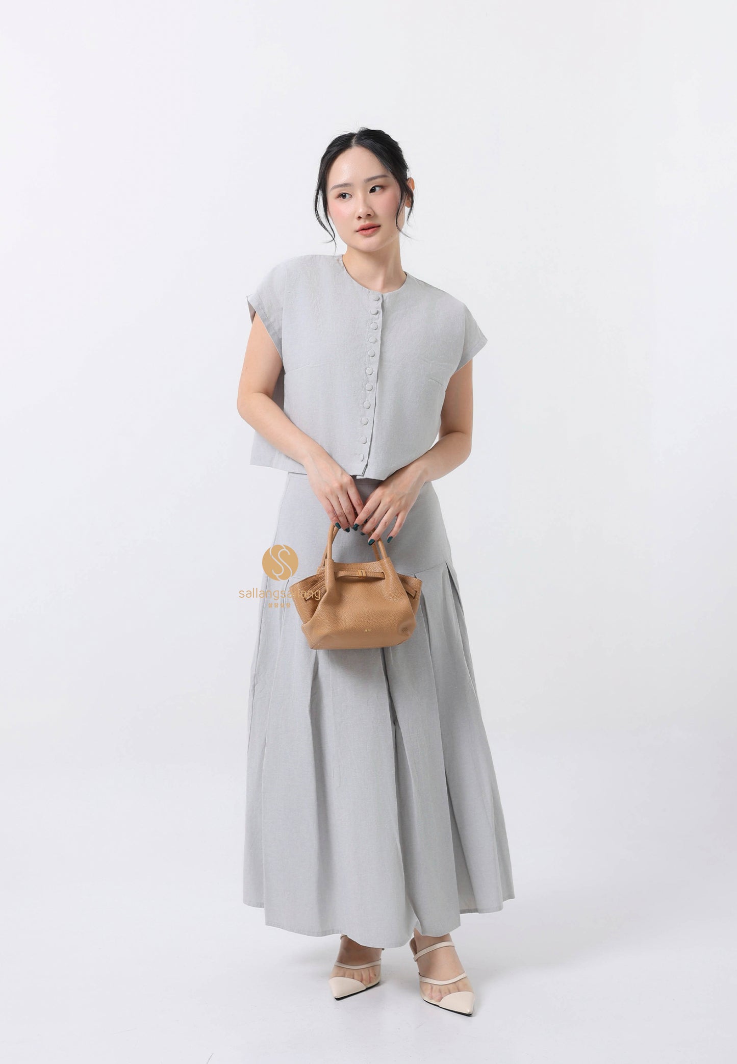 Hana Mini Tote Bag - Latte Color