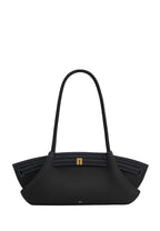 Hana Wide Tote Bag - Black