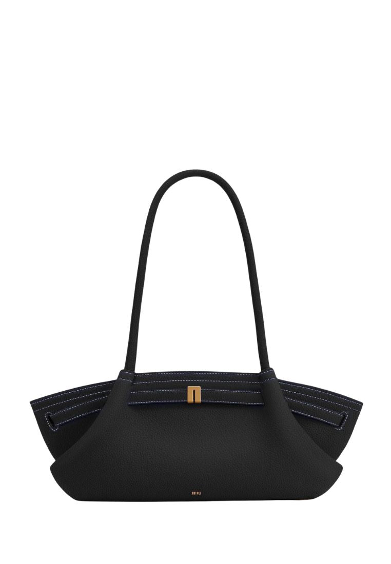 Hana Wide Tote Bag - Black