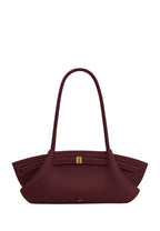Hana Wide Tote Bag - Claret
