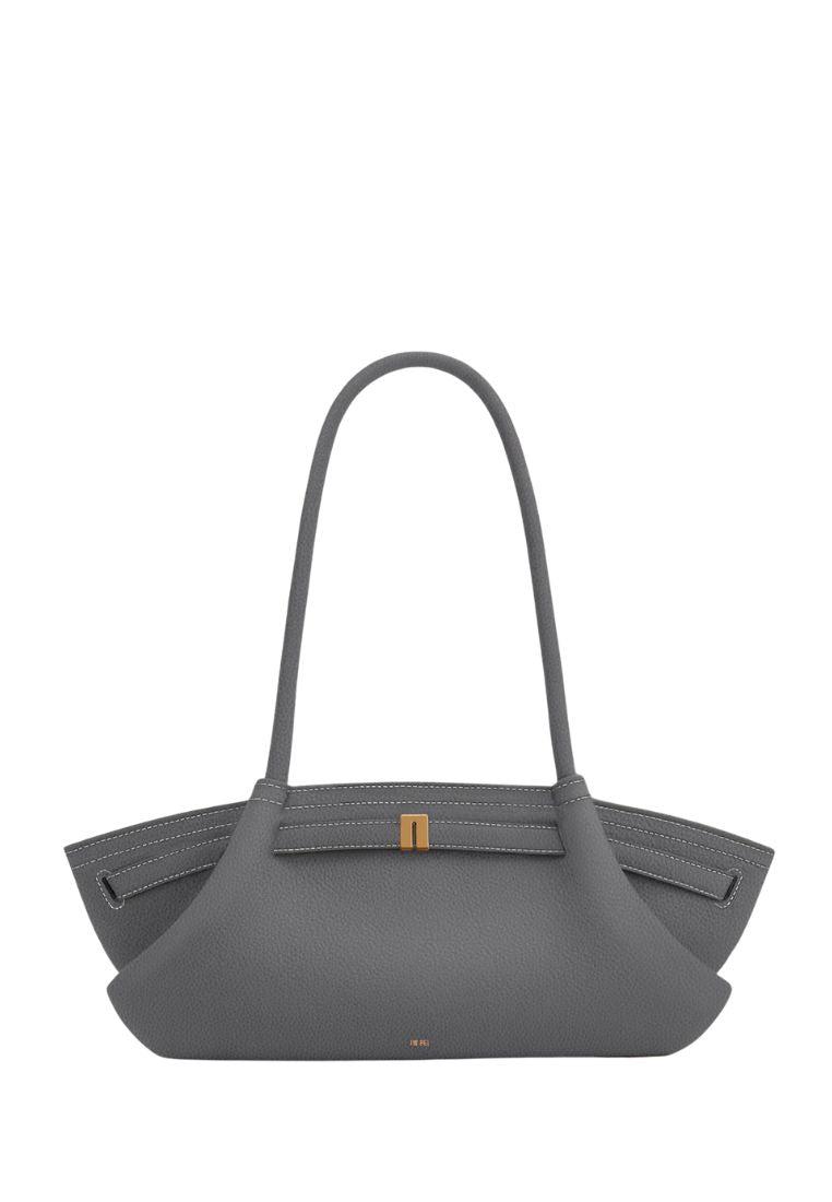 Hana Wide Tote Bag - Grey
