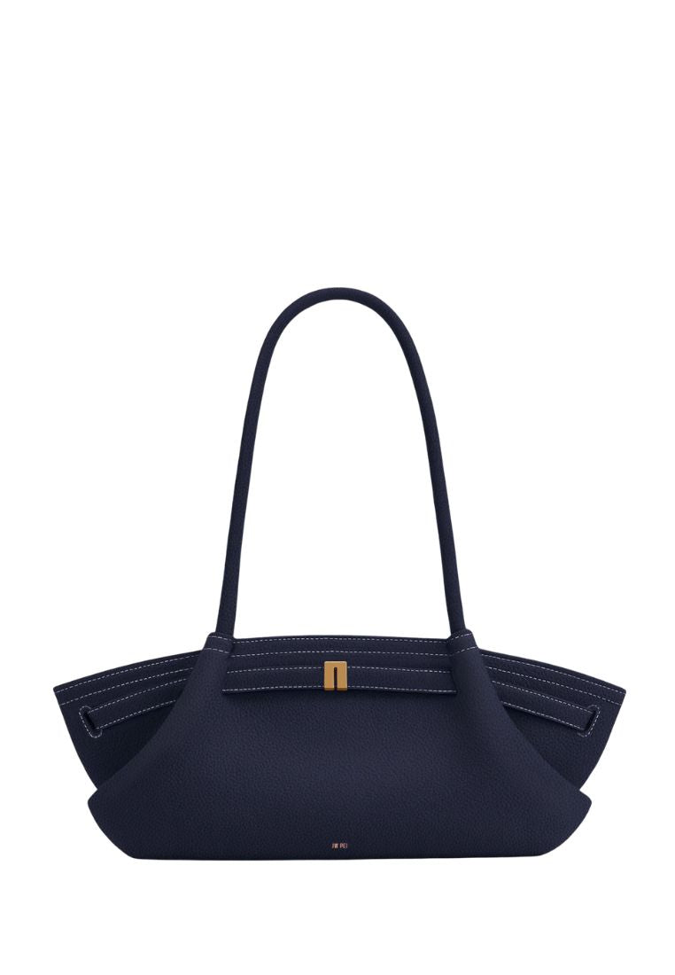 Hana Wide Tote Bag - Navy