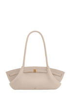 Hana Wide Tote Bag - White