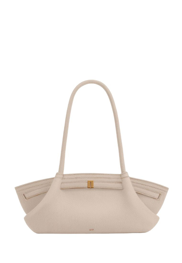 Hana Wide Tote Bag - White