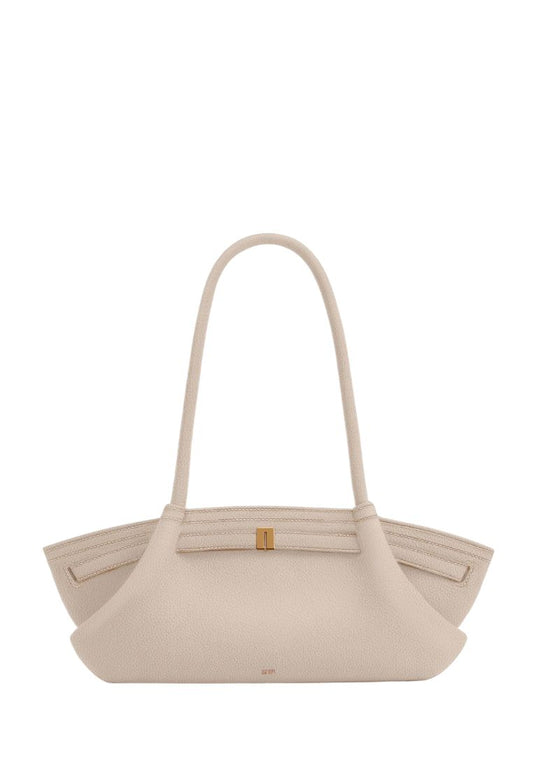 Hana Wide Tote Bag - White